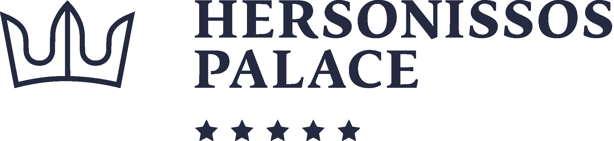 Hersonissos Palace Logo. A member of the partner hotels, where the tennis coach of Tennis in Crete gives lessons and training.