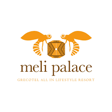 Meli Palace Logo. A member of the partner hotels, where the tennis coach of Tennis in Crete gives lessons and training.