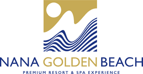 Nana Golden Beach Logo. A member of the partner hotels, where the tennis coach of Tennis in Crete gives lessons and training.