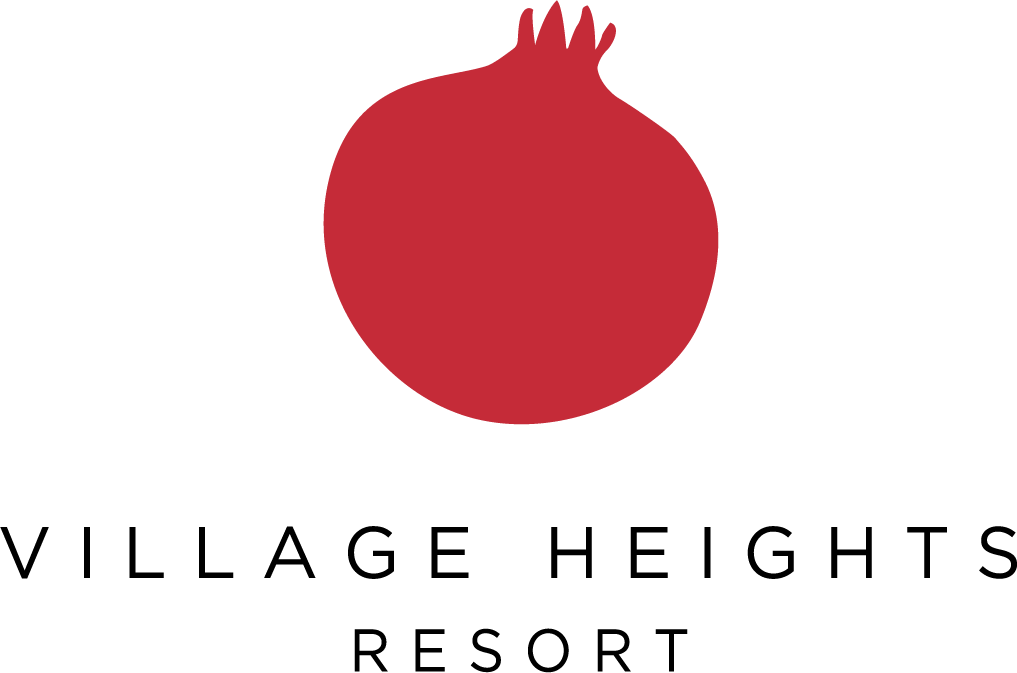 Village Heights Logo. A member of the partner hotels, where the tennis coach of Tennis in Crete gives lessons and training.