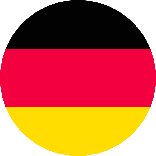 German flag. A link to the German version of the Tennis in Crete website.