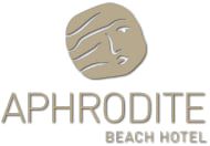 Aphrodite Beach logo. A member of the partner hotels, where the tennis coach of Tennis in Crete gives lessons and training.