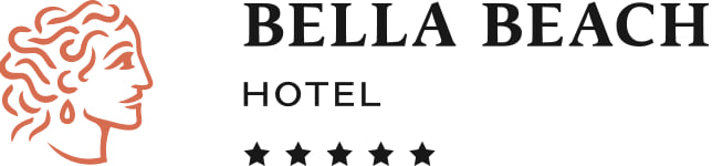 Bella Beach logo. A member of the partner hotels, where the tennis coach of Tennis in Crete gives lessons and training.