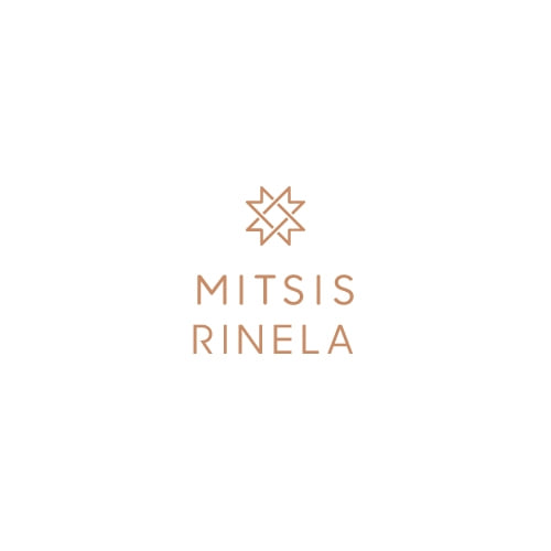 Rinela Logo. A member of the partner hotels, where the tennis coach of Tennis in Crete gives lessons and training.