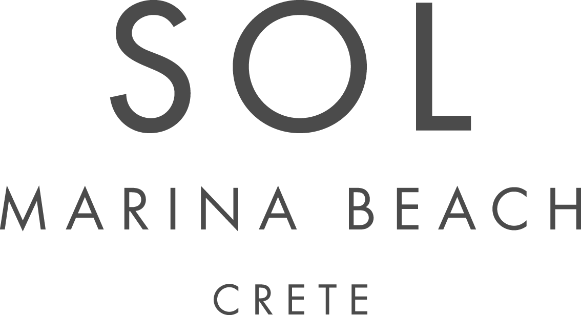 Marina Beach logo. A member of the partner hotels, where the tennis coach of Tennis in Crete gives lessons and training.