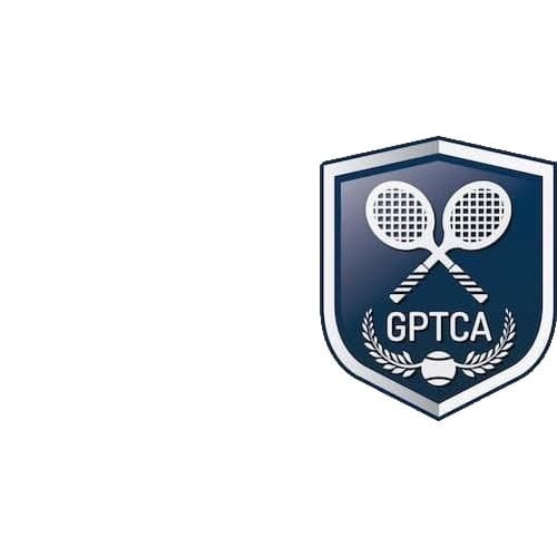 Global Professional Tennis Coach Association Logo. An external link to a partner website of Tennis in Crete.