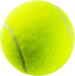 A floating Tennis Ball